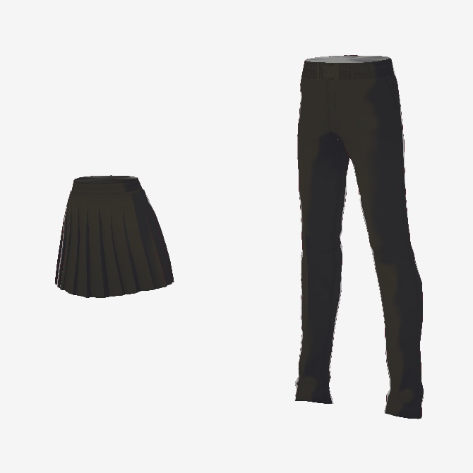 【VRoid用】ソシャゲ風制服タイプA