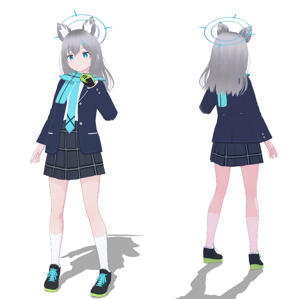 【3Dモデル】砂狼シロコ VRChat向けモデル