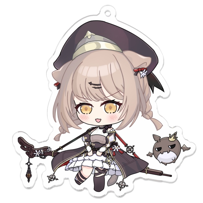 【公式風】シスタージュリエッテちゃんアクキー(70×70mm)