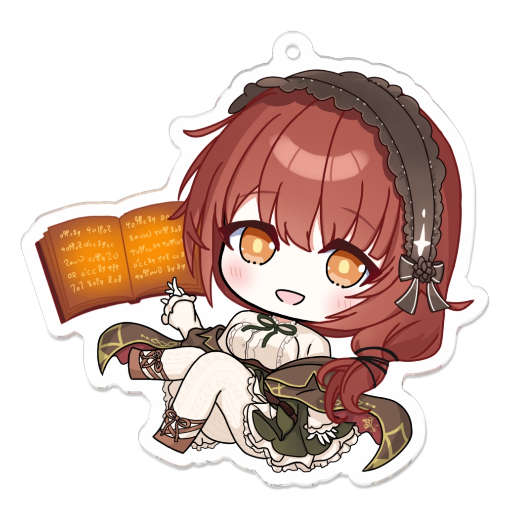 【公式風】シスターモネちゃんアクキー(70×70mm)