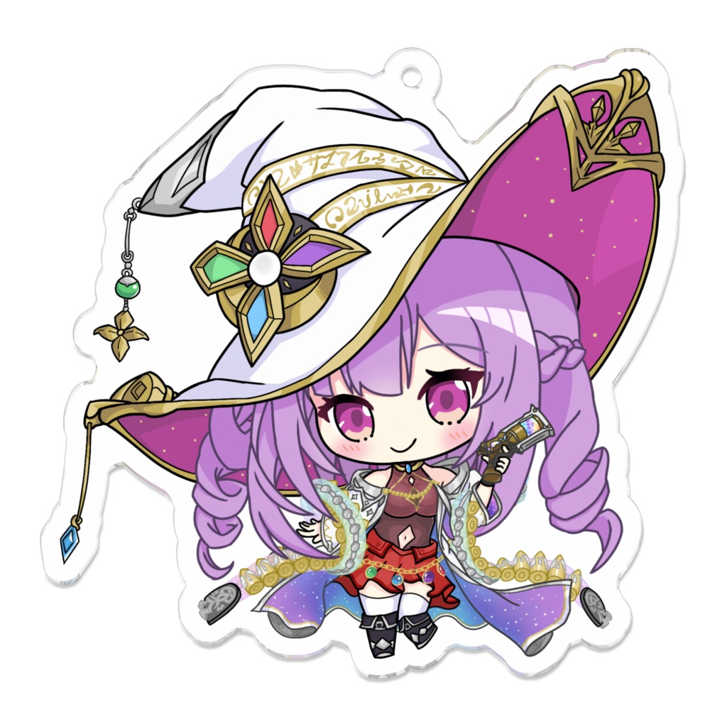 【公式風】シスターリーリアちゃんアクキー(70×70mm)