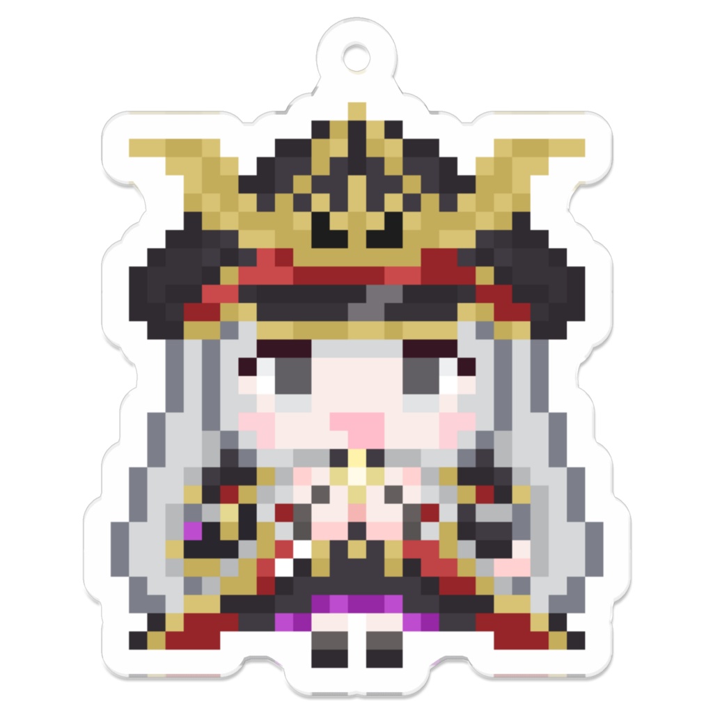 ちびドットレイラちゃんアクキー(50×50mm)