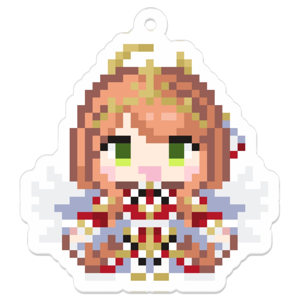 ちびドットメルエルちゃんアクキー(50×50mm)