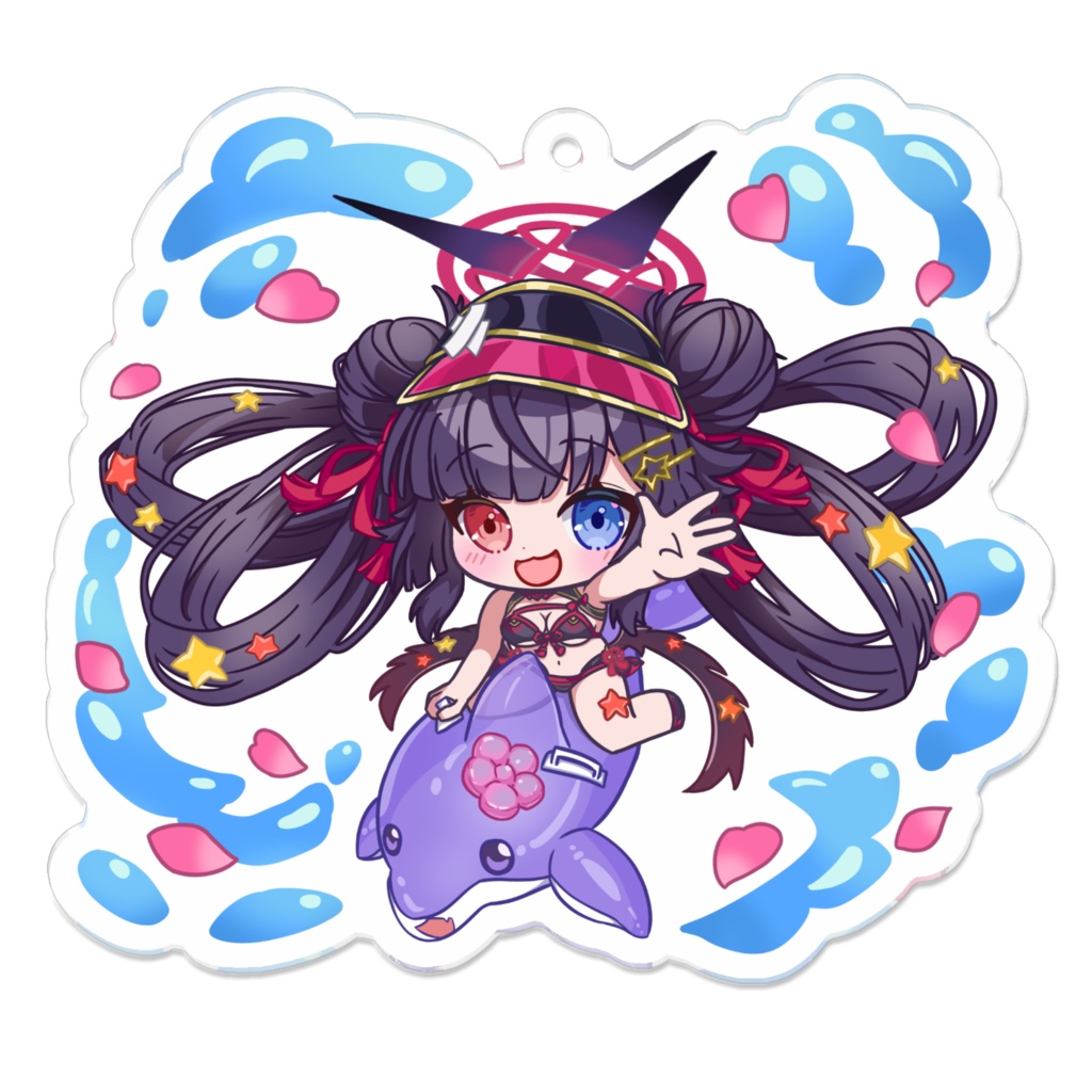 SD水着パテルちゃんアクキー(70×70mm)