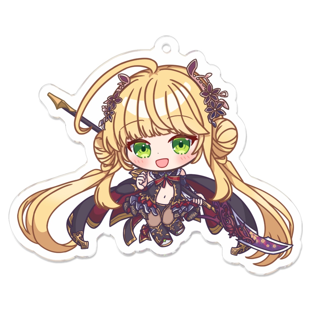 SDエルデリーゼちゃんアクキー(70×70mm)