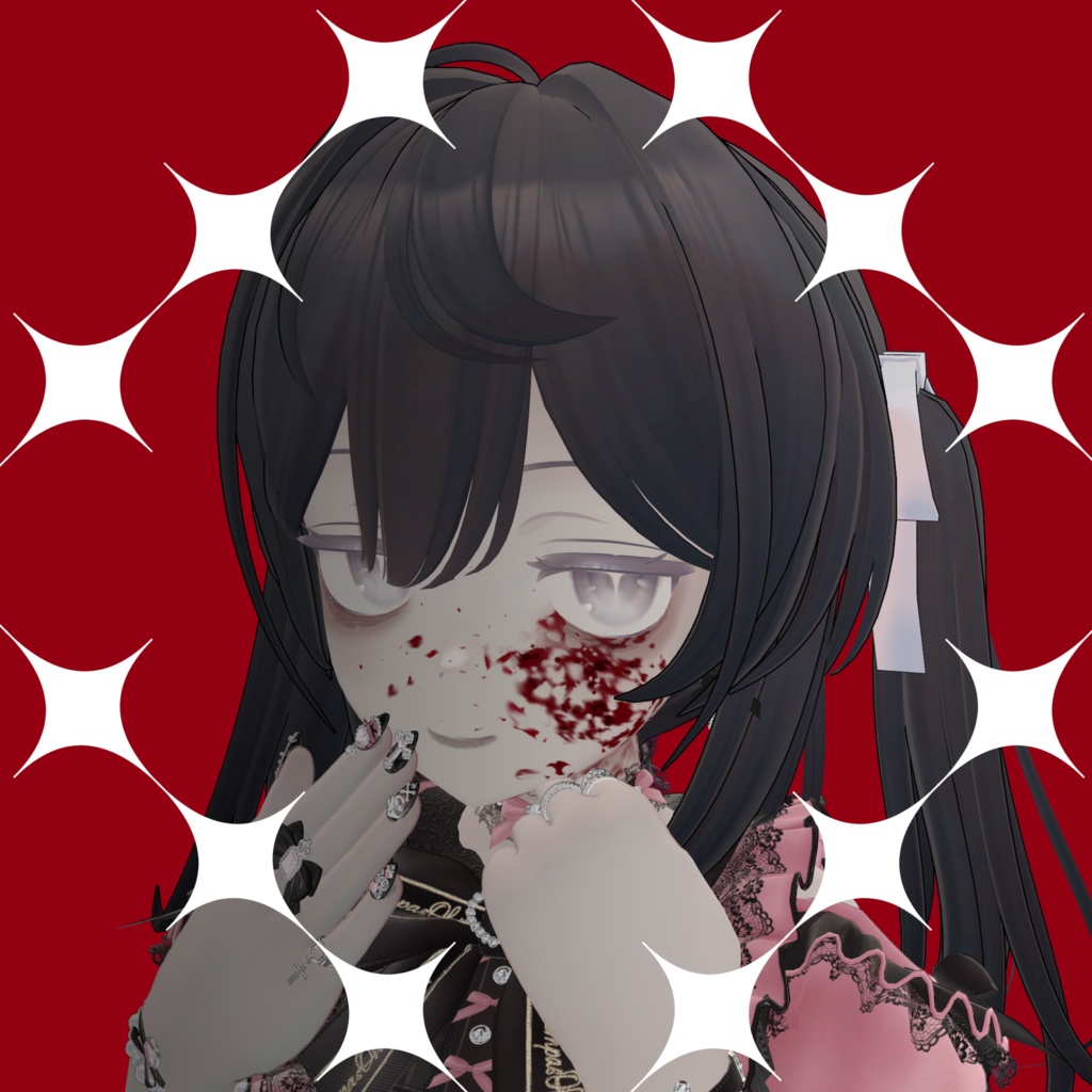 【FREE】返り血風テクスチャ