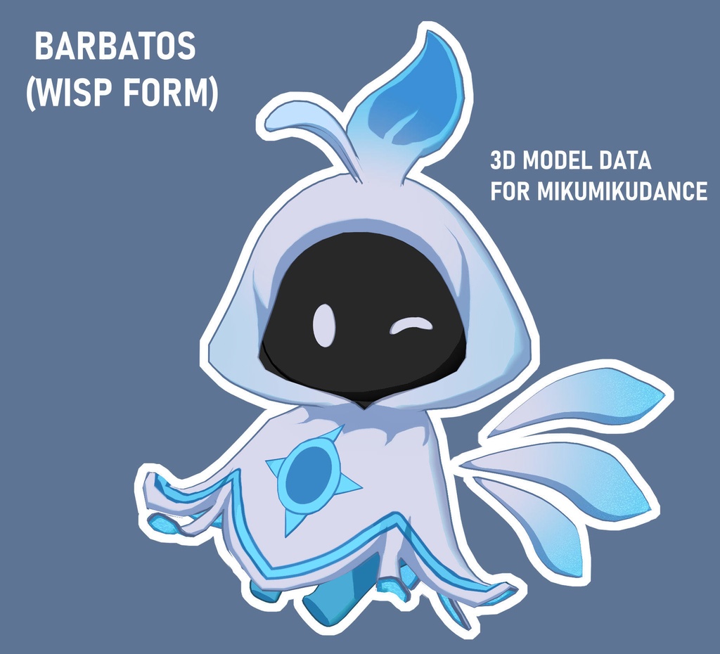 【MMDモデル】Barbatos (Wisp Form)