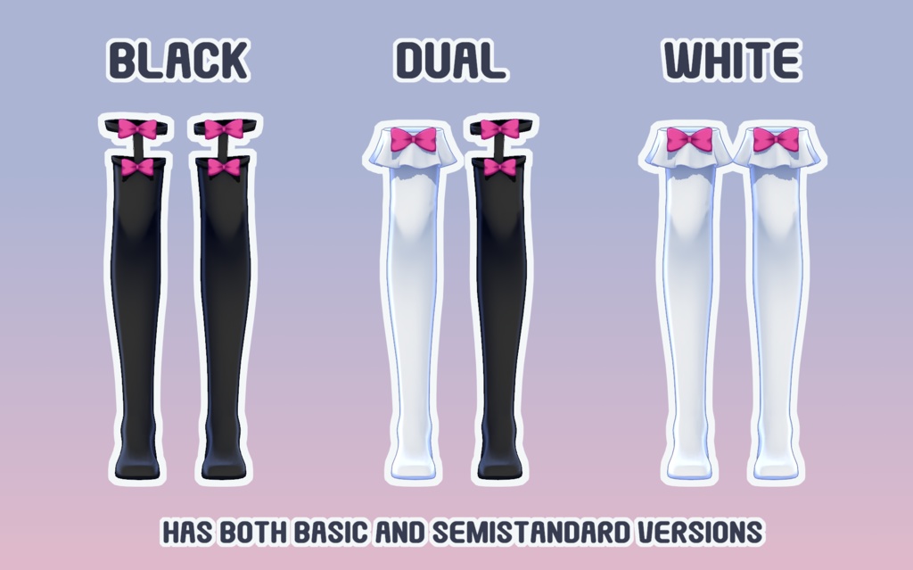 【MMD】Thigh Highs Set