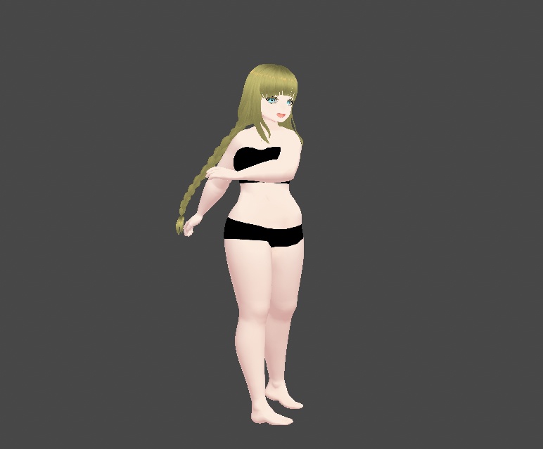 Chubby Body Base VROID and VRM