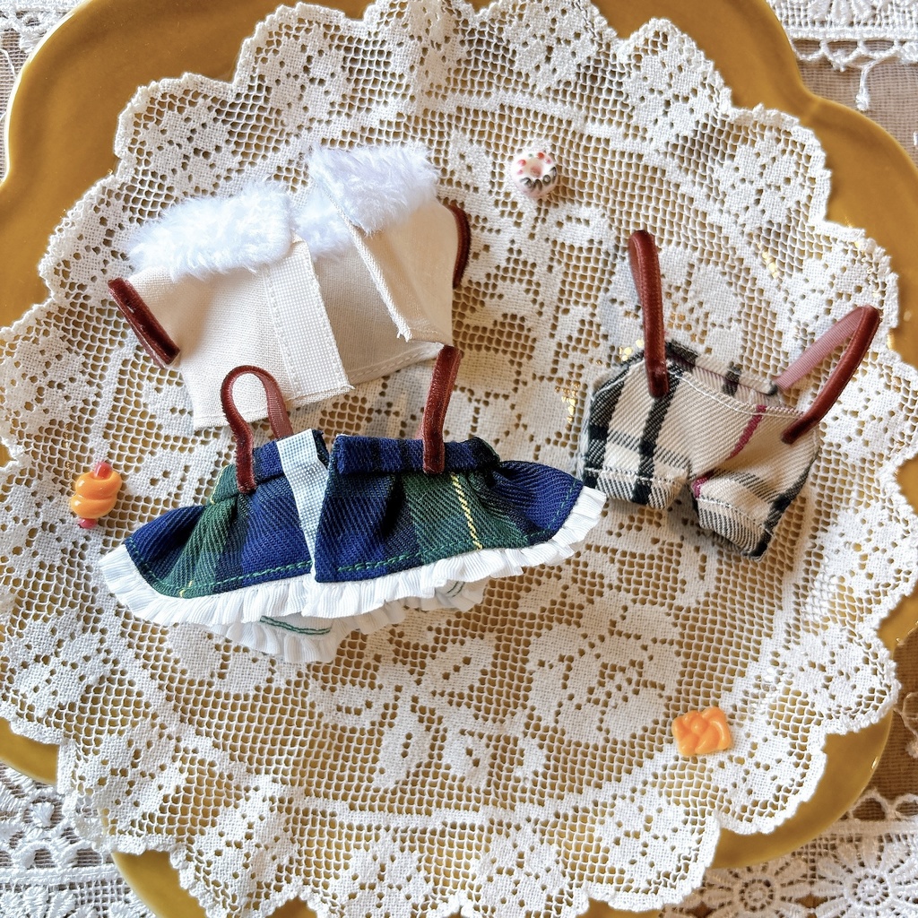 もこもこ襟インナーのセットアップ