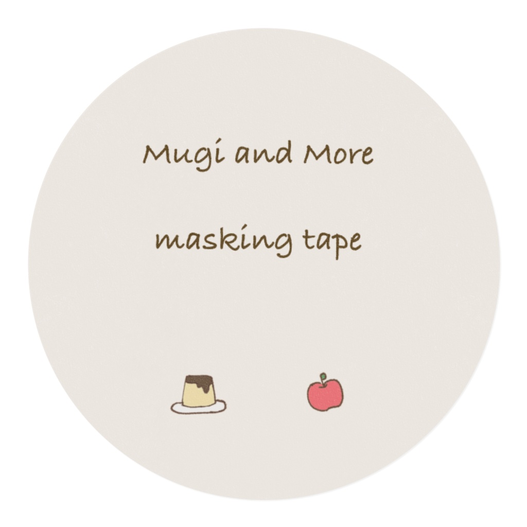 麦モアちゃんのマスキングテープ