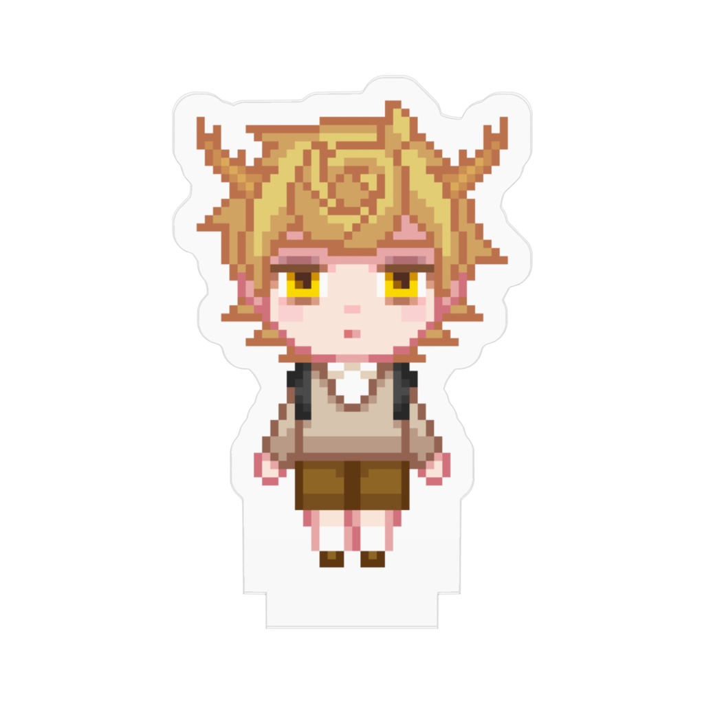 杏歌シノ ドットアクリルフィギュア