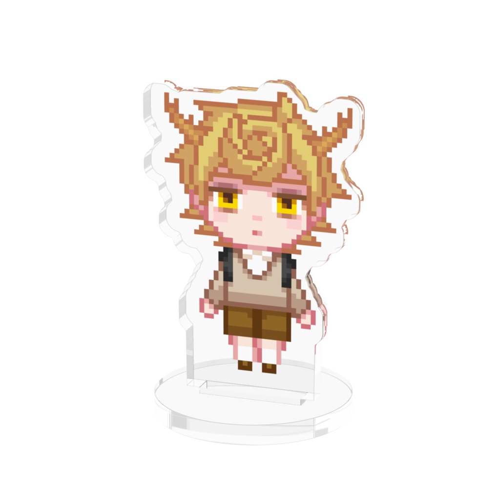 杏歌シノ ドットアクリルフィギュア