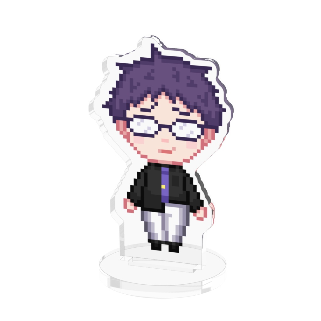 紫音ミノ_裏 ドットアクリルフィギュア