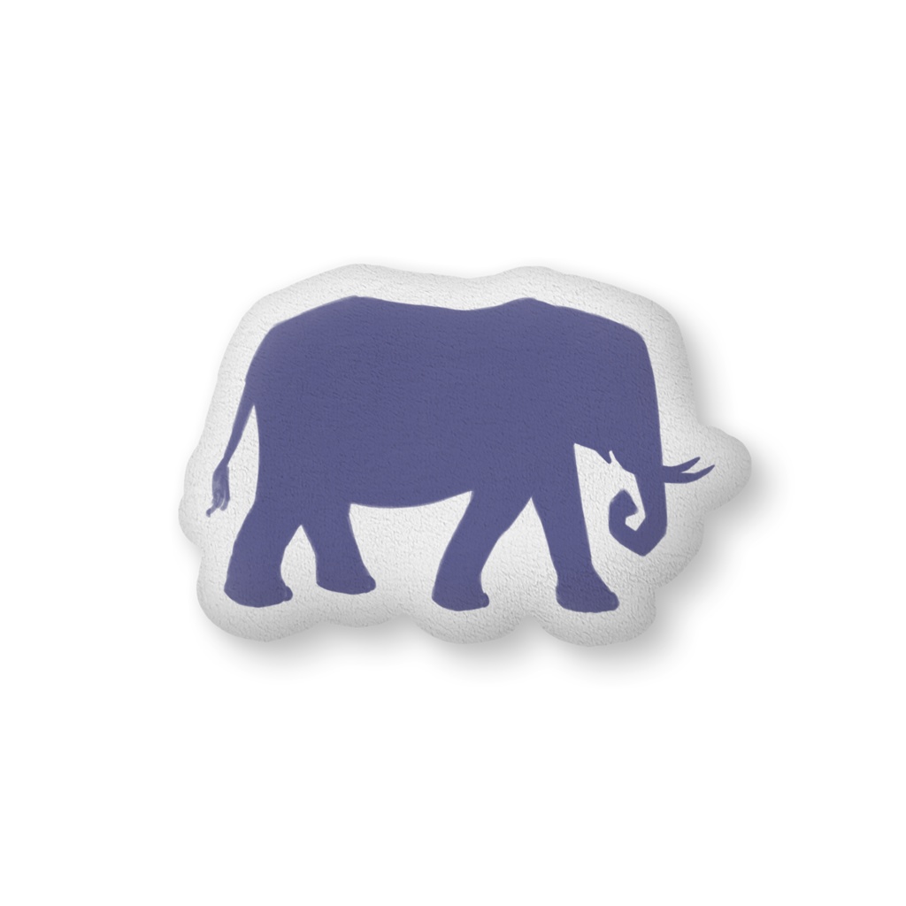 アフリカゾウのふかふかクッション