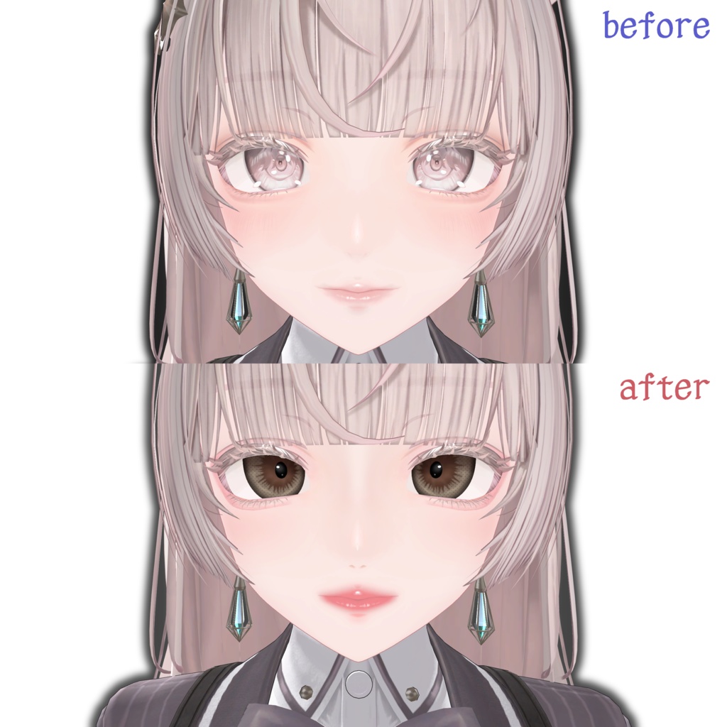 目で魅せる カラコンアイテクスチャ&メイクテクスチャ【LUMINA専用】