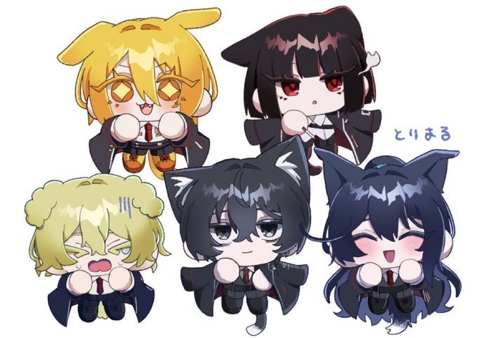 囚人ケモ フチなし両面アクリルキーホルダー