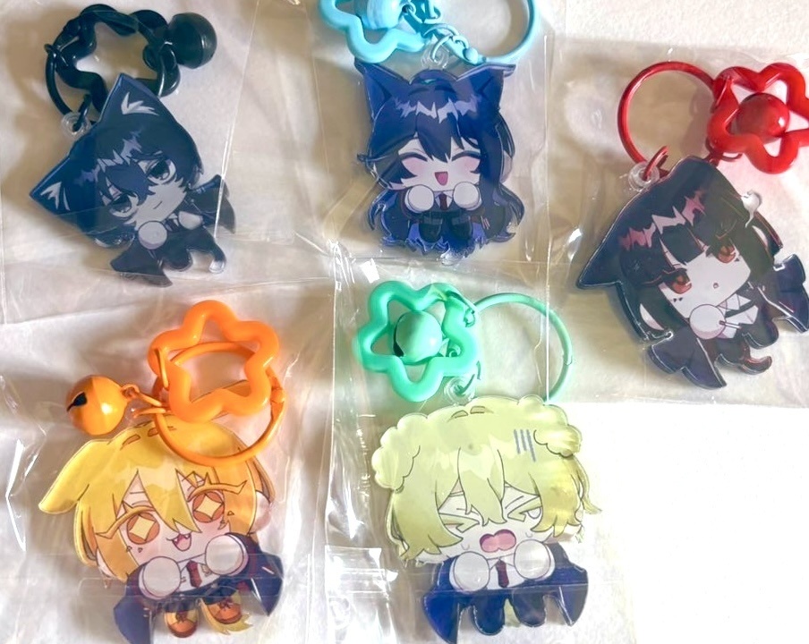 囚人ケモ フチなし両面アクリルキーホルダー