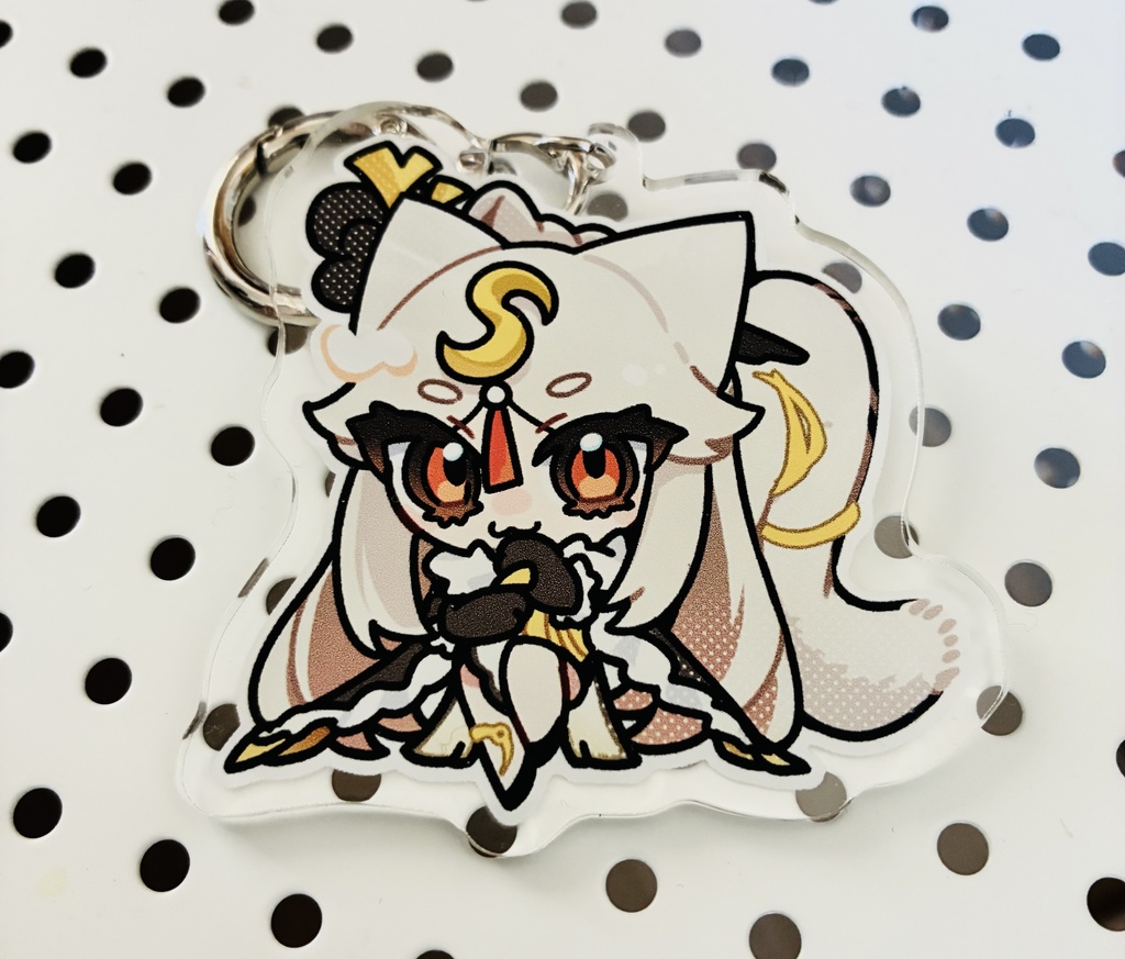 【ねこ】凝光 アクリルキーホルダー