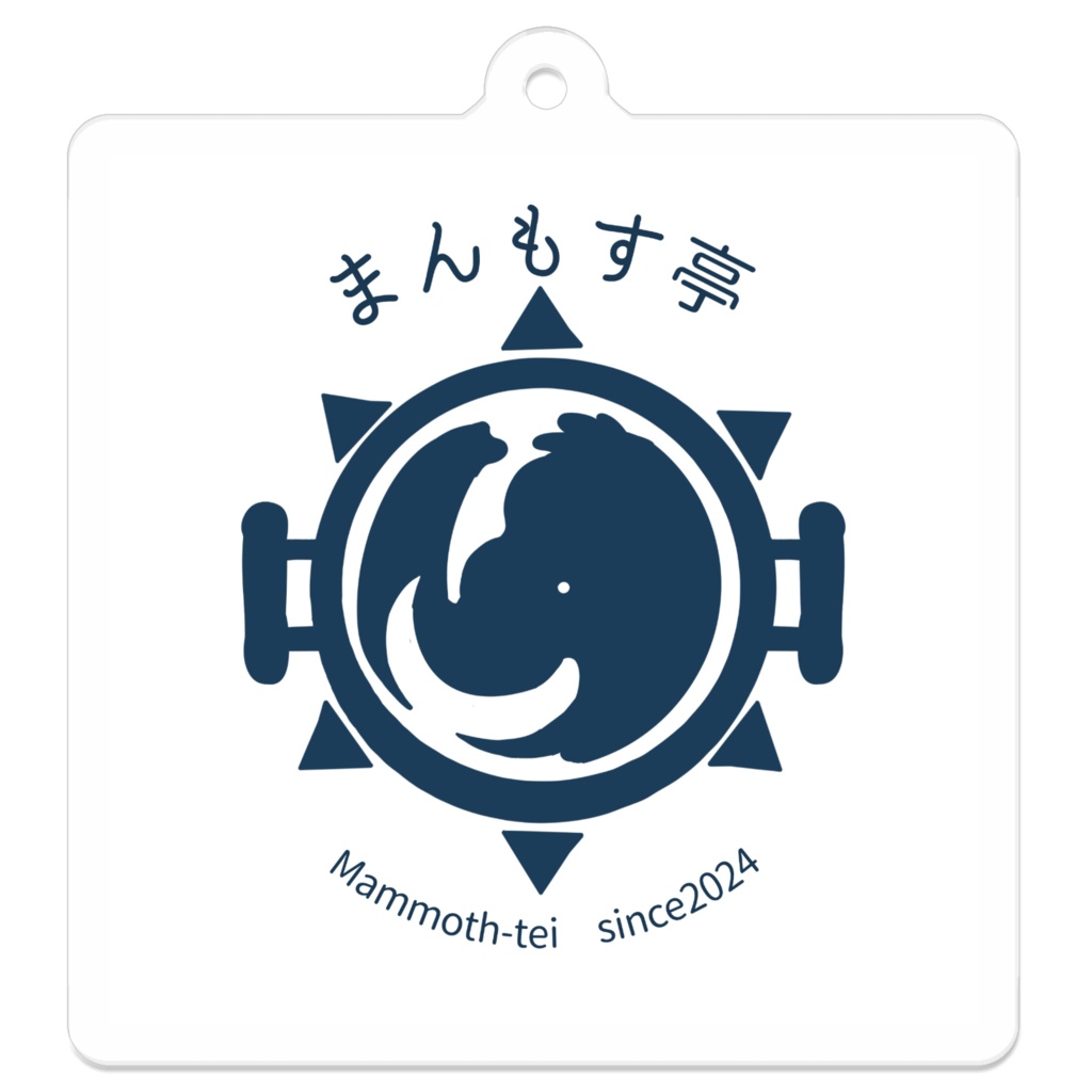 「まんもす亭」アクリルキーホルダー角型