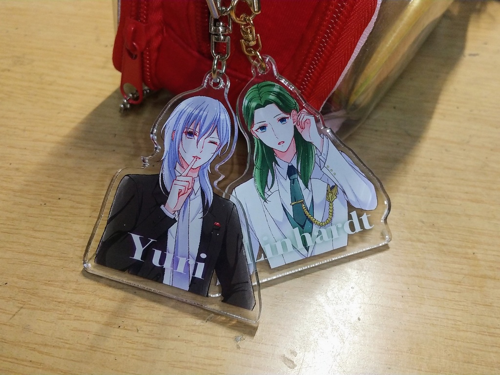 ナスカン付きアクリルキーホルダー