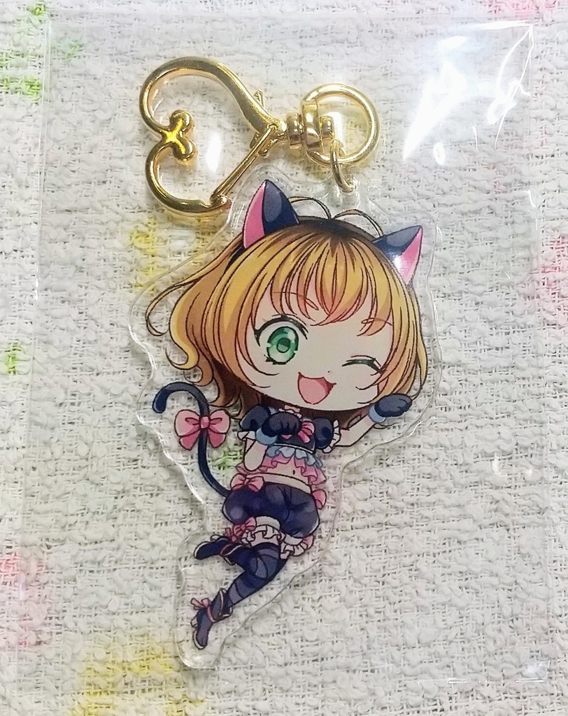 ハロウィン創作ナスカン付きアクリルキーホルダー