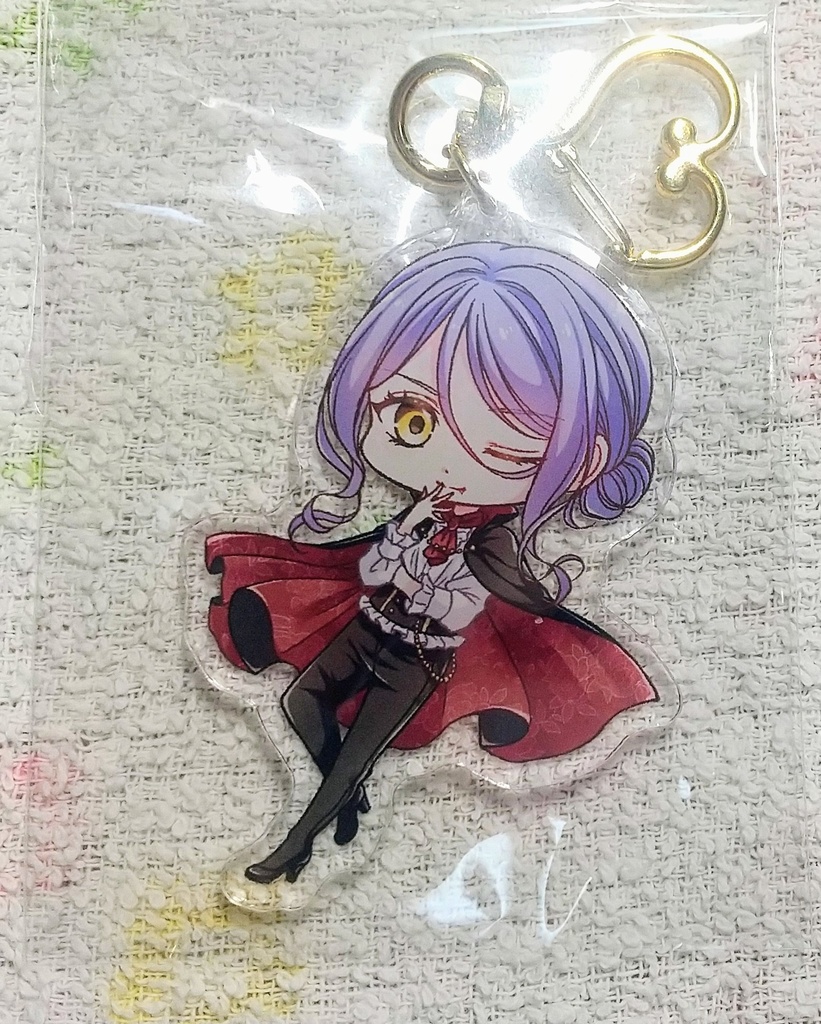 ハロウィン創作ナスカン付きアクリルキーホルダー