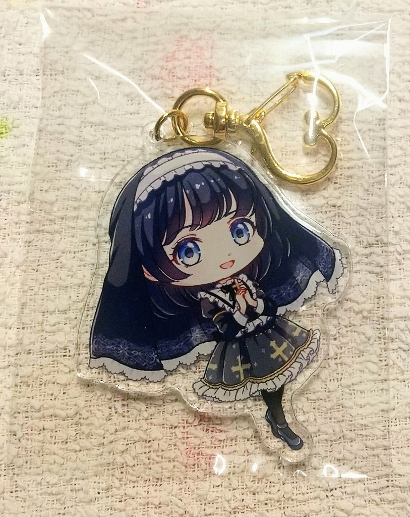 ハロウィン創作ナスカン付きアクリルキーホルダー