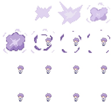 ピクスク用エフェクト:玖夜が現れた！