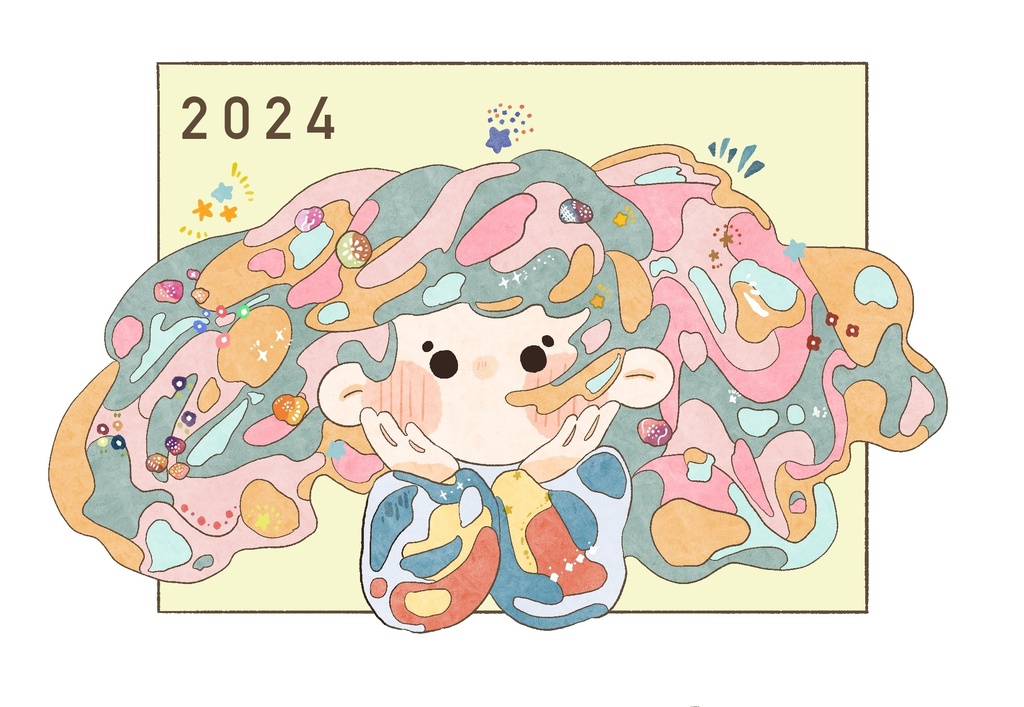 2024年卓上カレンダー