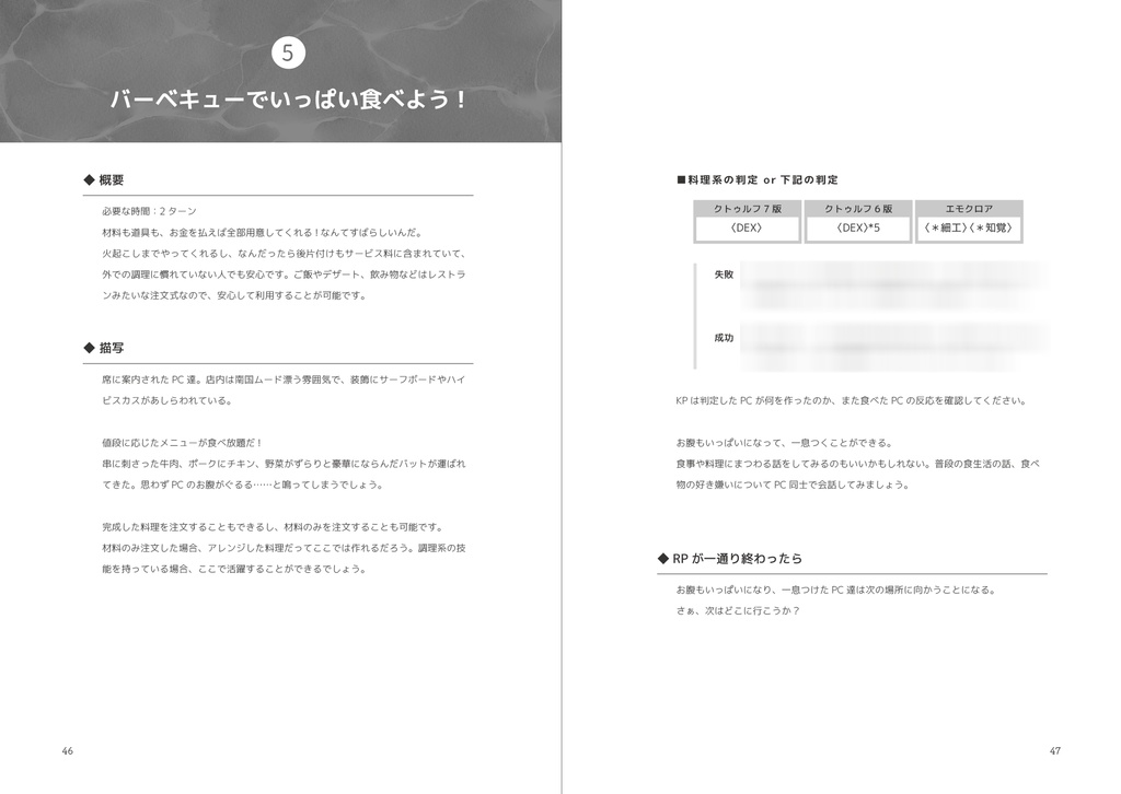 書籍「ただ君と海辺を歩くだけ」クトゥルフ&エモクロアTRPG