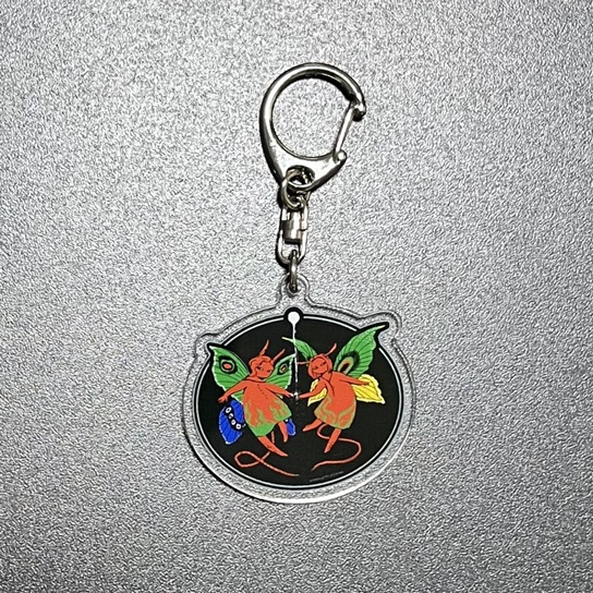 小さな真珠と妖精 アクリルキーホルダー