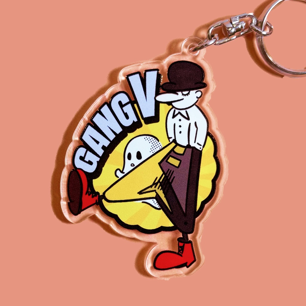 moso obake「GANG V」アクリルキーホルダー