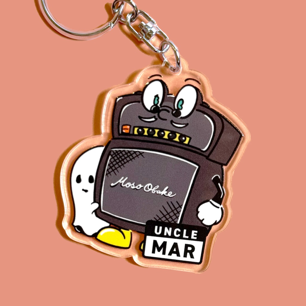 moso obake「Uncle Mar」アクリルキーホルダー