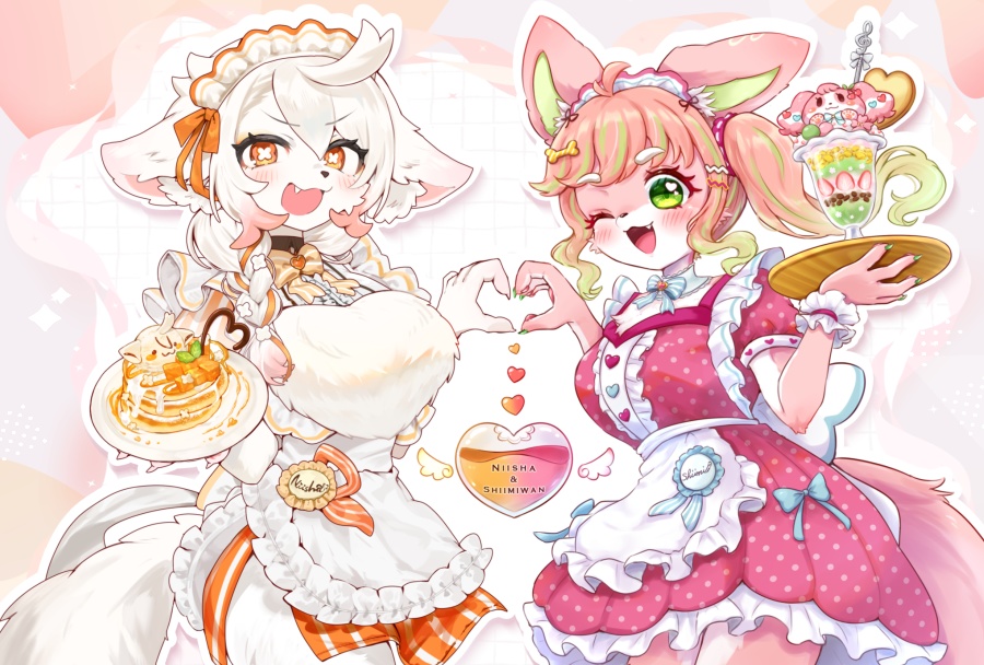 🥭メイドニィシャアクキー【匿名発送】