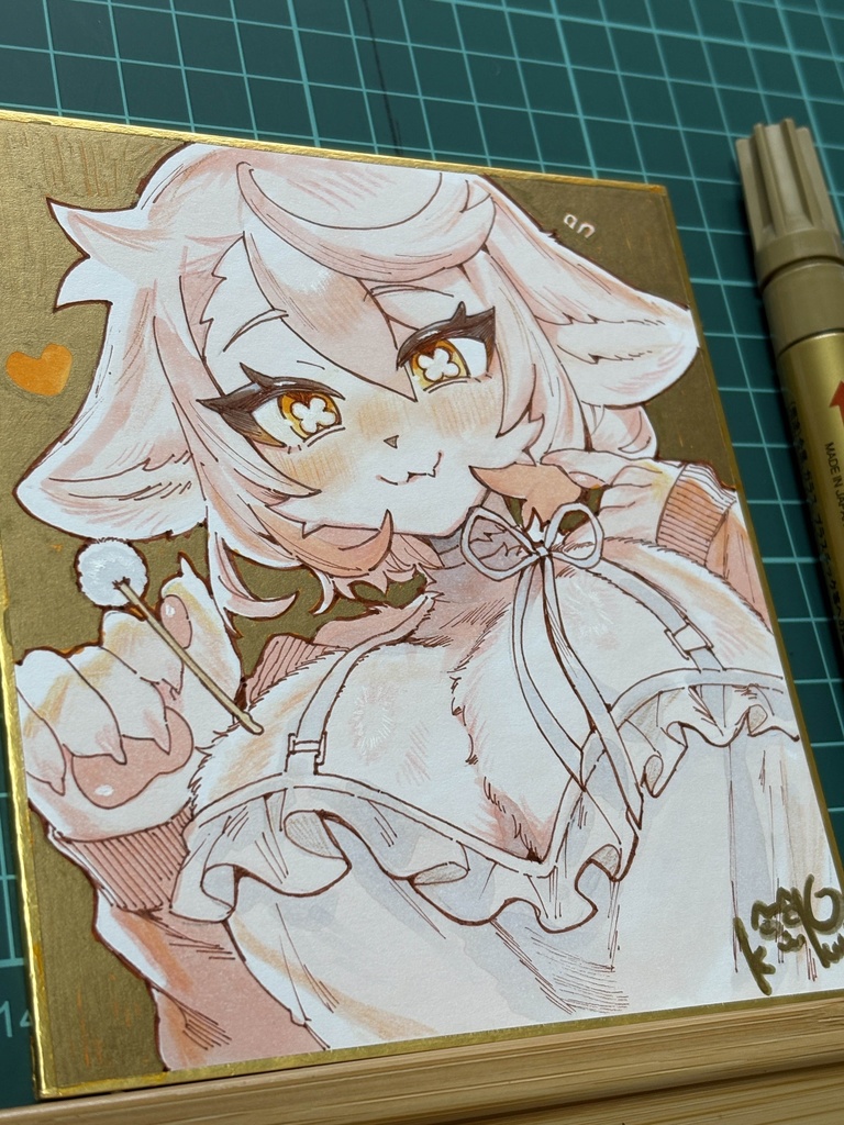 【支払い後から制作開始】カラー色紙を依頼する【12x13.5cm】