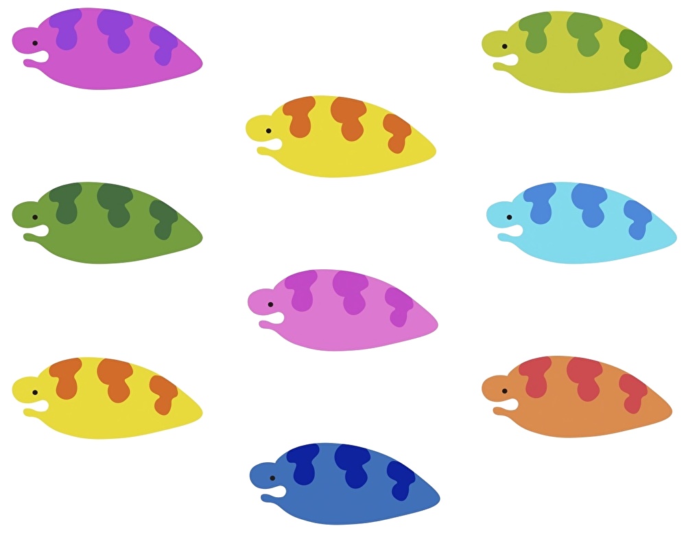 カラフルウツボ マスキングテープ