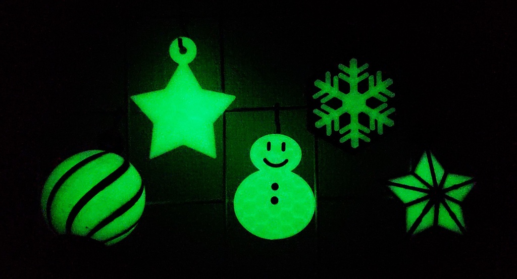 クリスマスオーナメント【3Dプリンター用データ】
