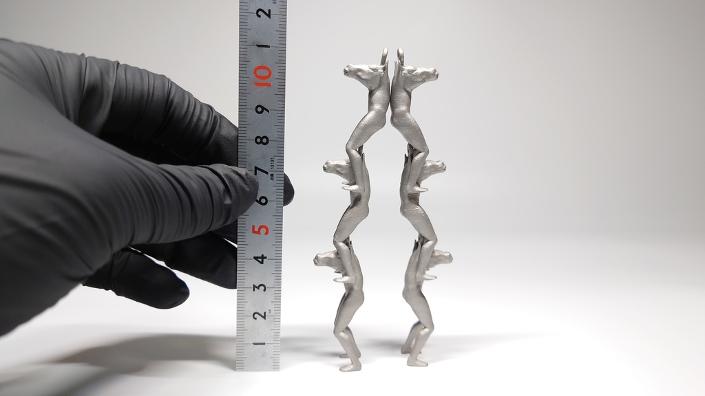 【積みタウロス】逆ケンタウロス ストラップ~金属製