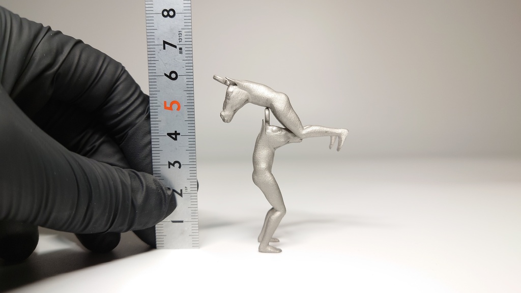 【積みタウロス】逆ケンタウロス ストラップ~金属製