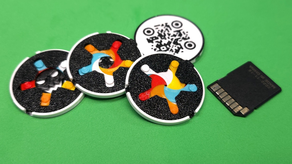 メカニカルアイリス-コイン【3Dプリンター用データ】