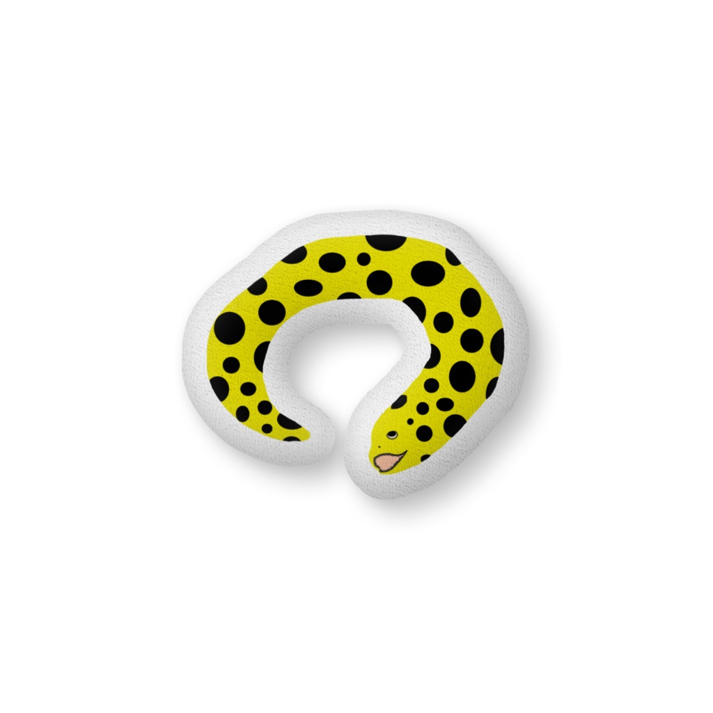 下から見上げるうつぼクッション