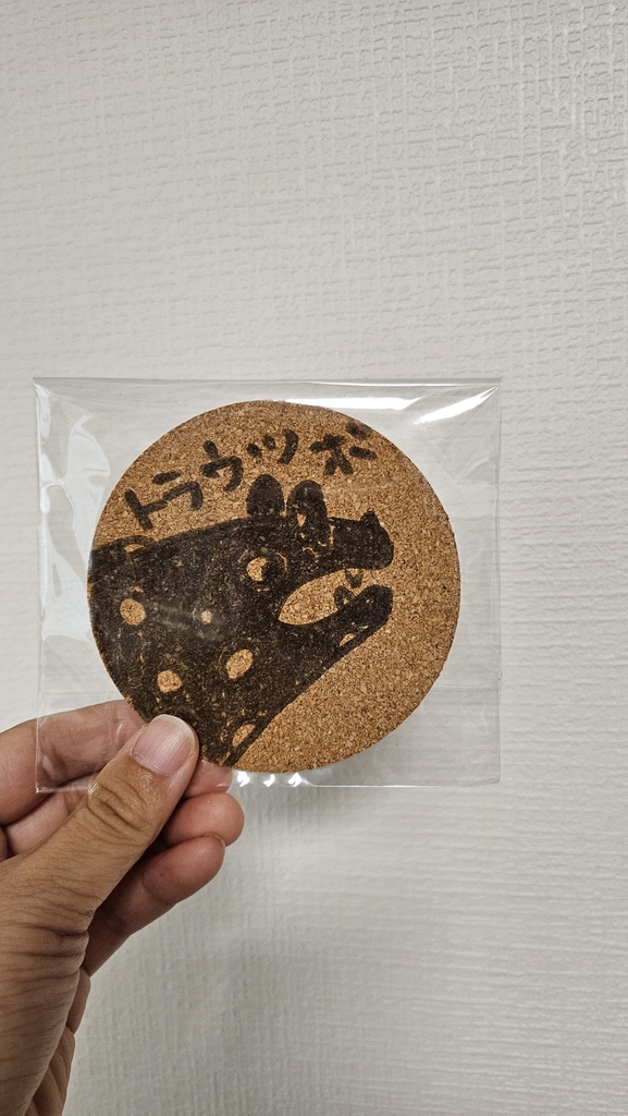 手描きコルクコースター