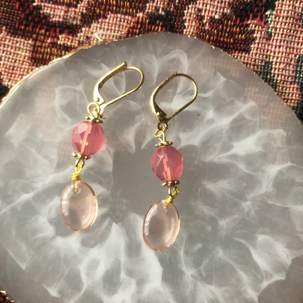 【クロエselect Summervacationピンク】イメージピアス※イヤリングに変更可能