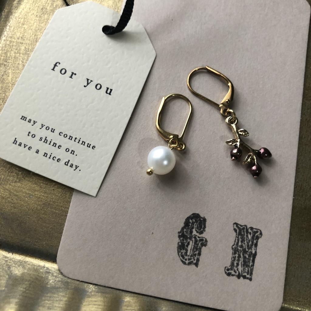 まほやくimage【未完のワインの~】イメージピアス/イヤリングD