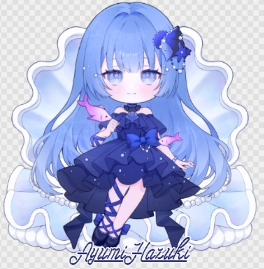 波月あゆみ*゜お魚と一緒アクキー.｡❊◌ *。