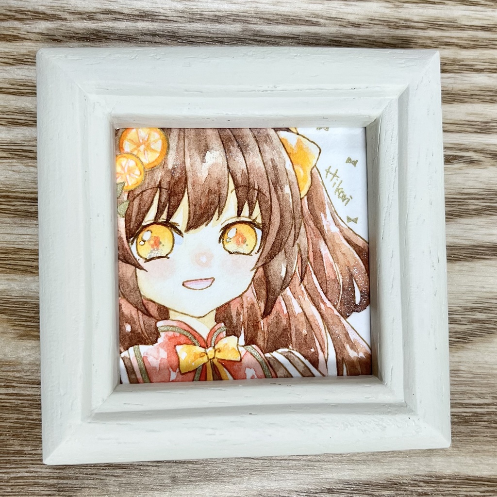 【ミニ原画】オレンジチョコケーキちゃん