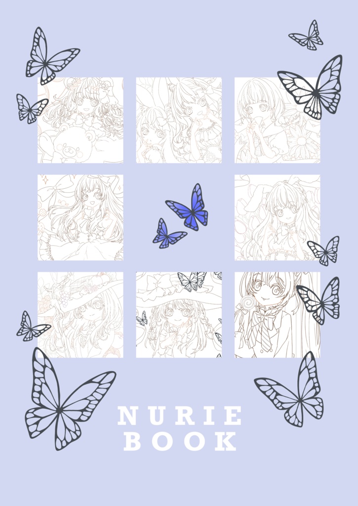 【ぬりえ】NURIE BOOK