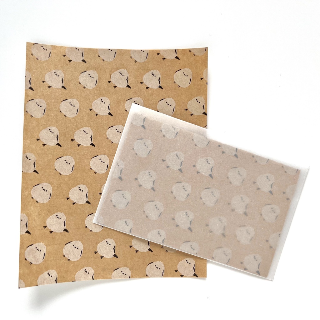 【北海道のどうぶつシリーズ】シマエナガ ミニレターセット