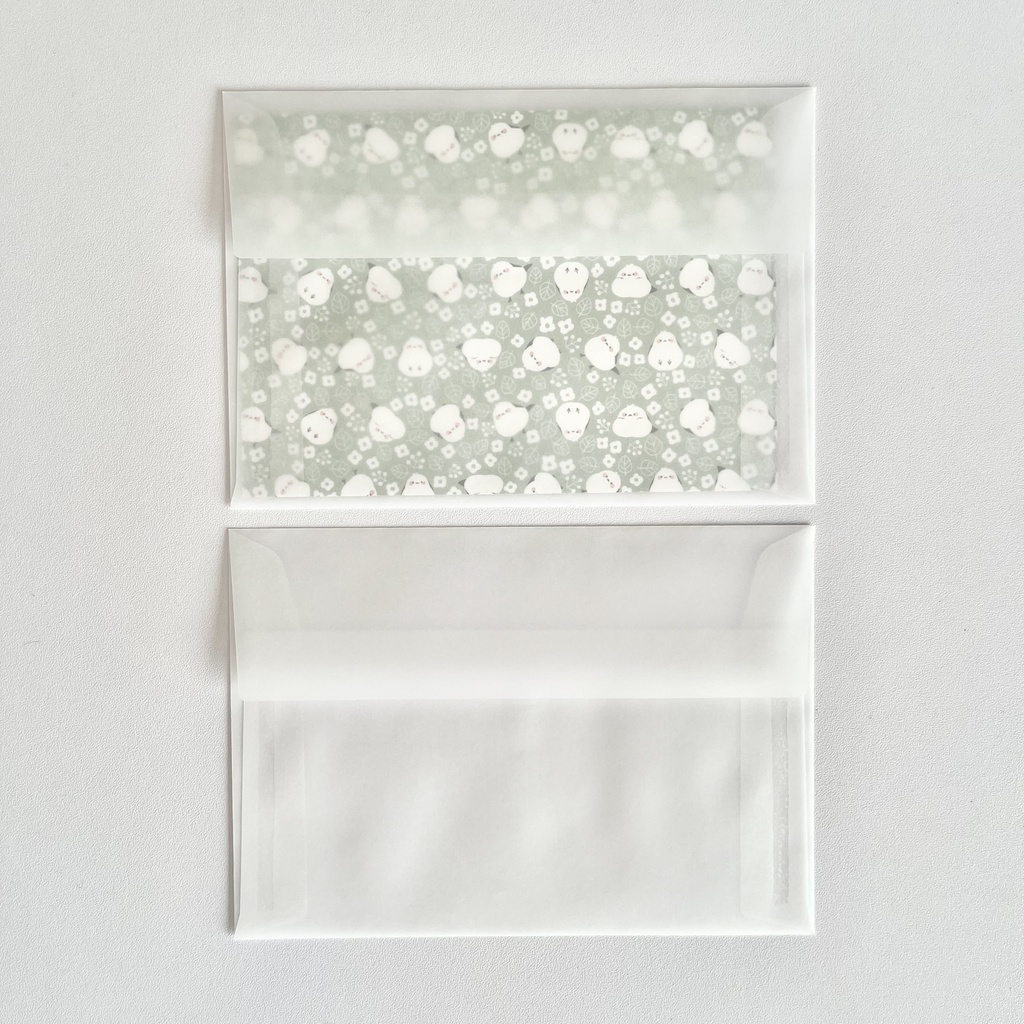 【北海道のどうぶつシリーズ】シマエナガと北欧の森【レターセット】